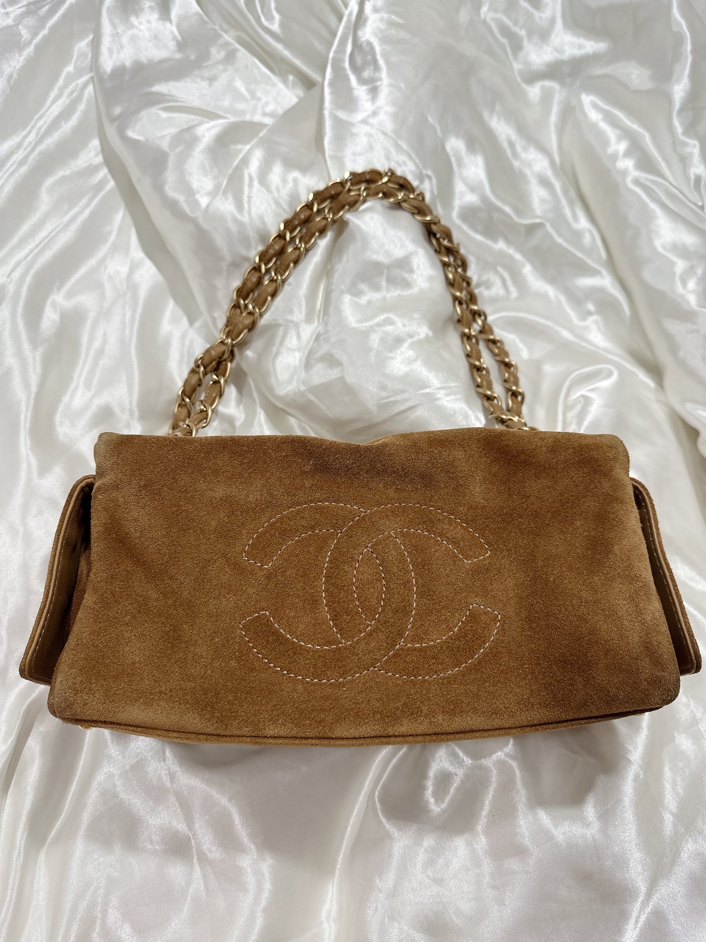 Chanel suede bag 咖啡麂皮方包 - STAY PURE