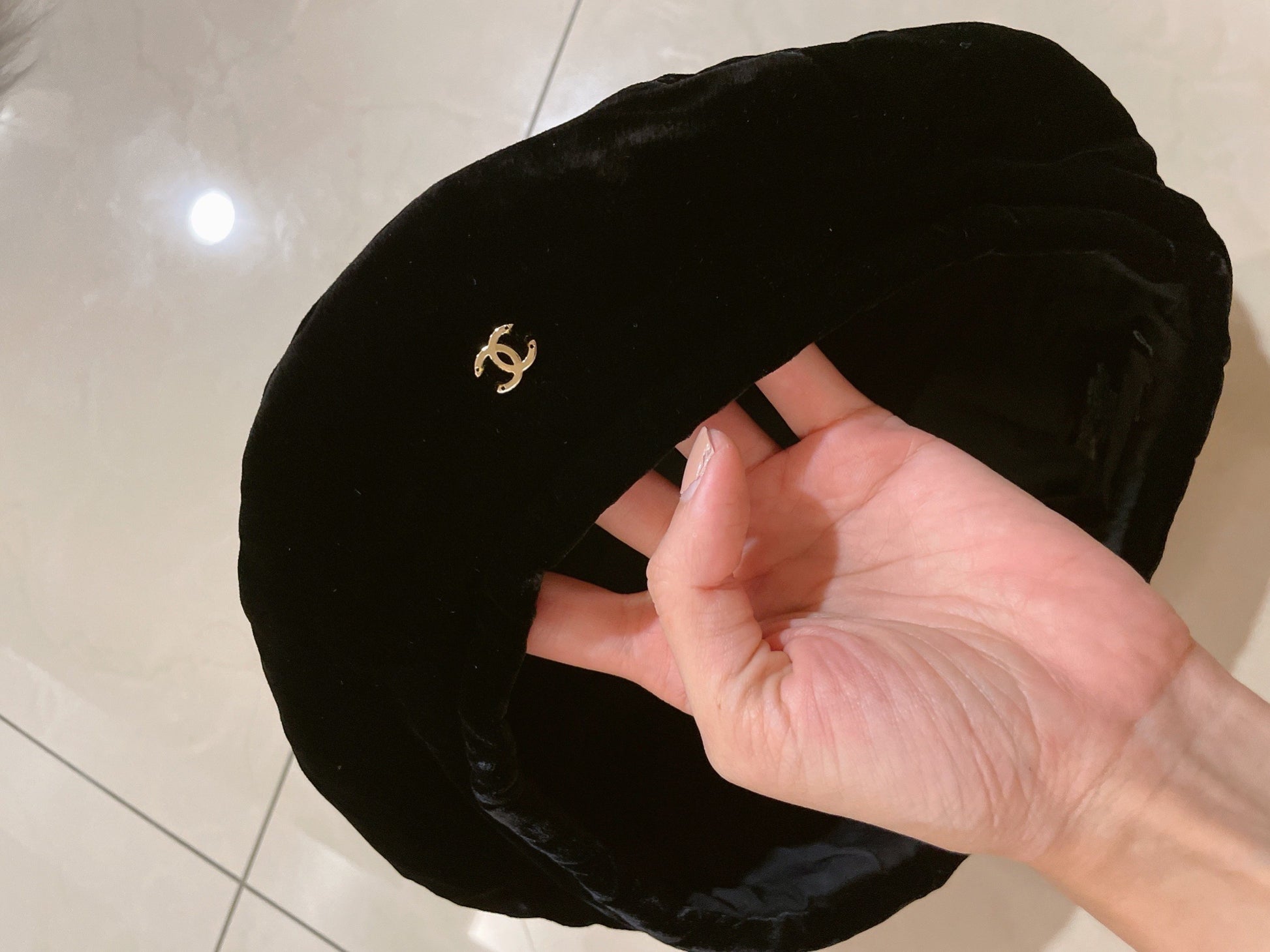 Chanel Black Beret Hat 黑色貝雷帽 - STAY PURE