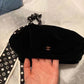 Chanel Black Beret Hat 黑色貝雷帽 - STAY PURE